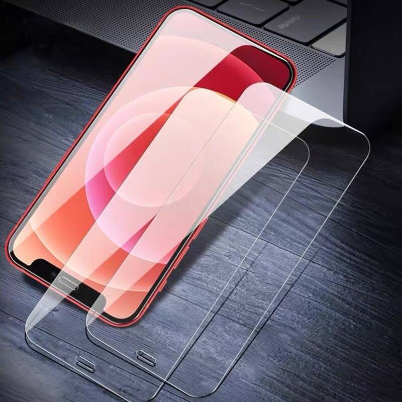 

2pcs iPhone Screen Tempered Film, Clear