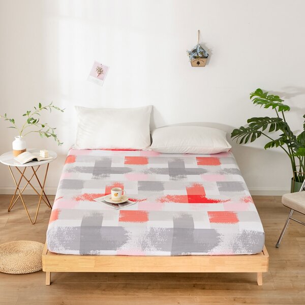 

Graphic Print Fitted Sheet, Multicolor