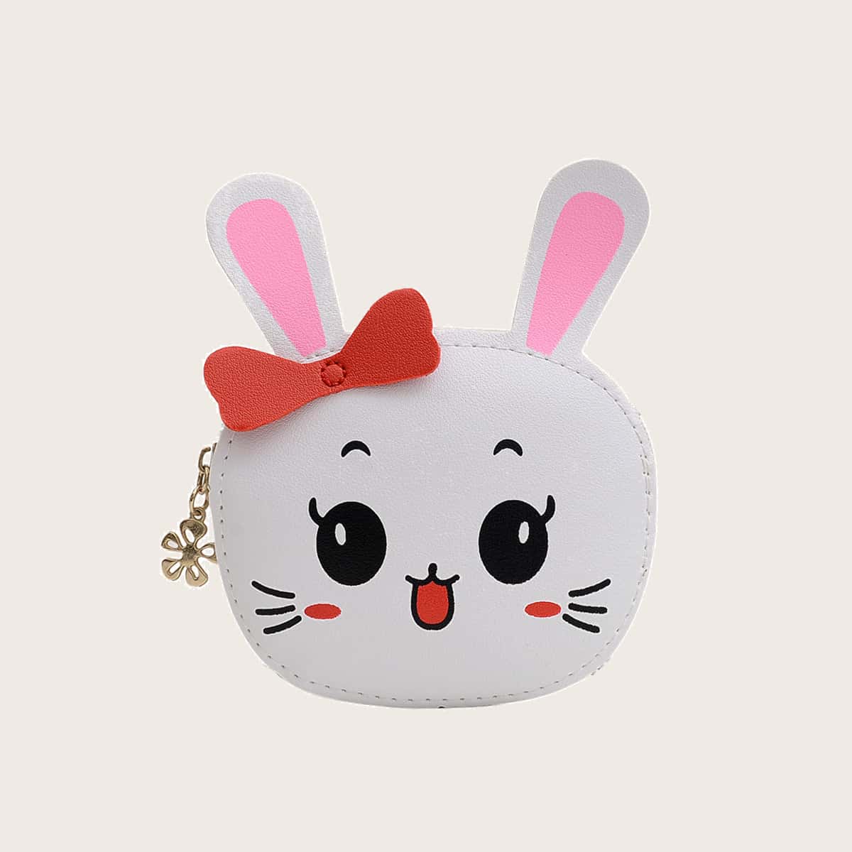 

Cartoon Rabbit Crossbody Bag, White