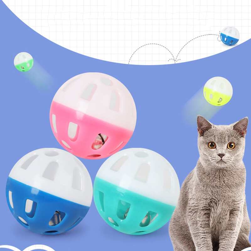 

2pcs Random Color Plastic Bell Ball, Multicolor