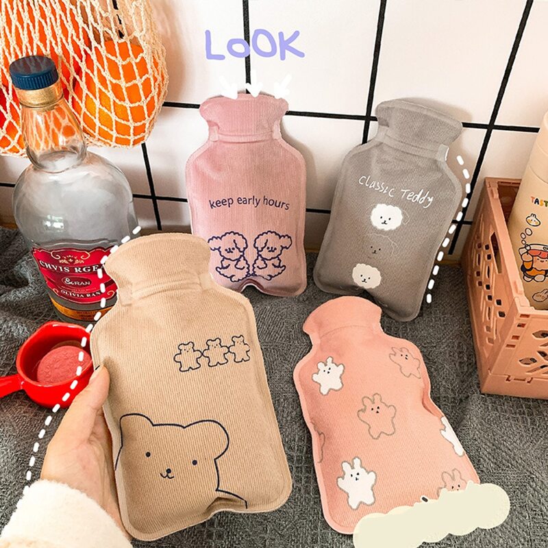 

1pc Cartoon Pattern Hot-water Bag, Multicolor