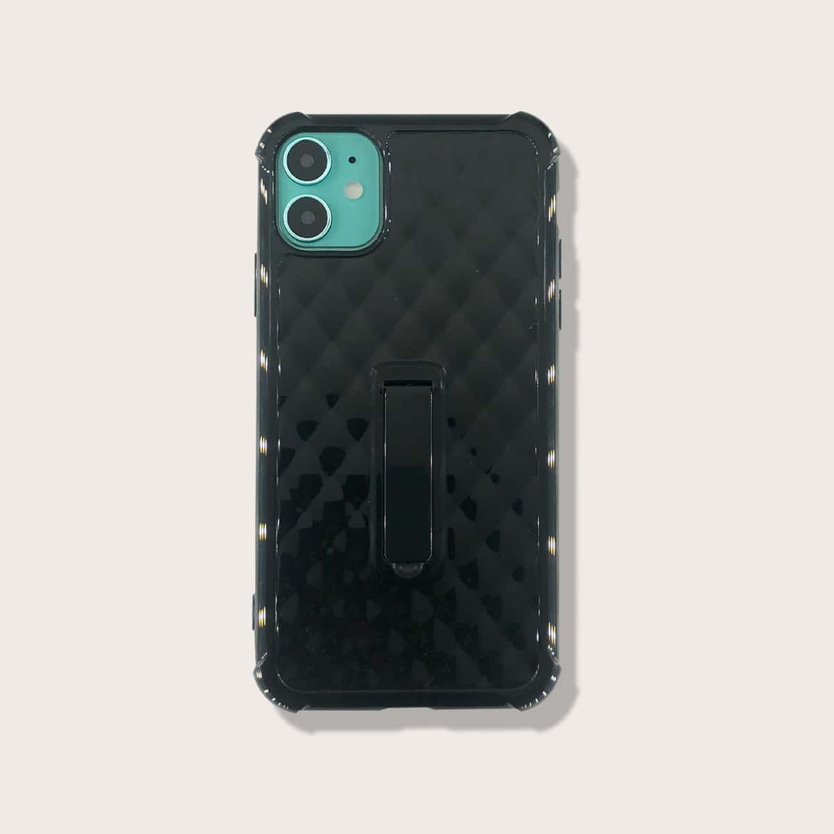 

Solid iPhone Case With Hidden Holder, Multicolor