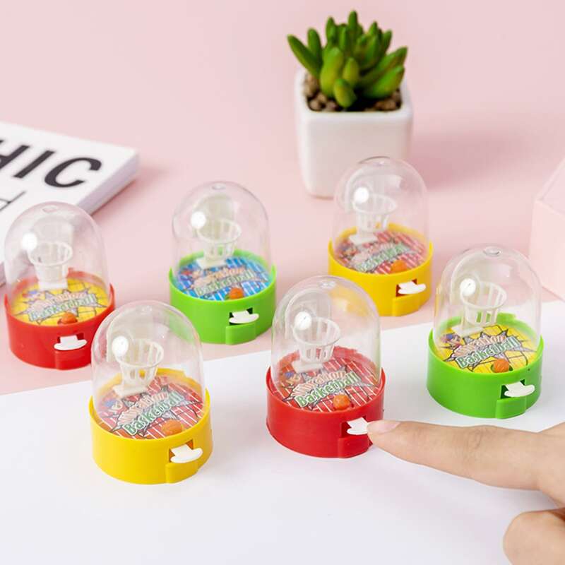 

1pc Random Color Finger Basketball Shooting Game, Multicolor