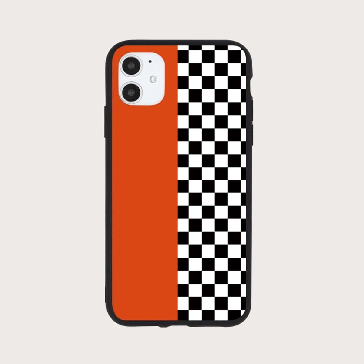 

Checkered Print iPhone Case, Multicolor