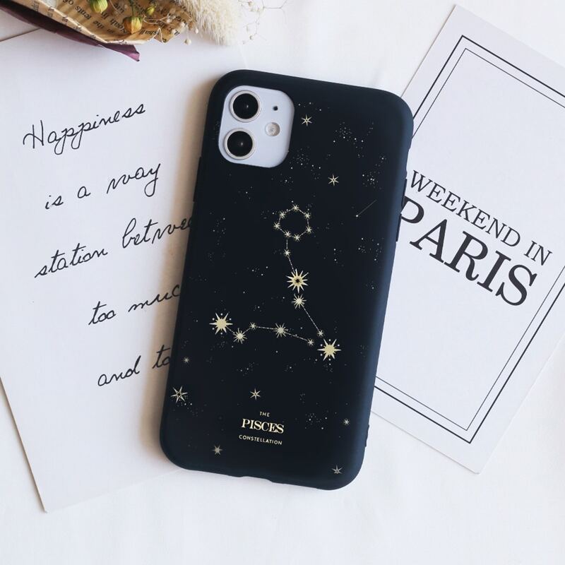 

Pisces iPhone Case, Black