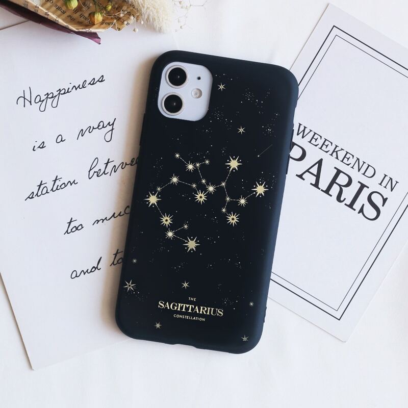 

Sagittarius iPhone Case, Black