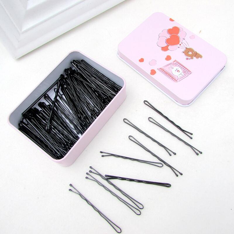 

50pcs Simple Bobby Pin, Multicolor