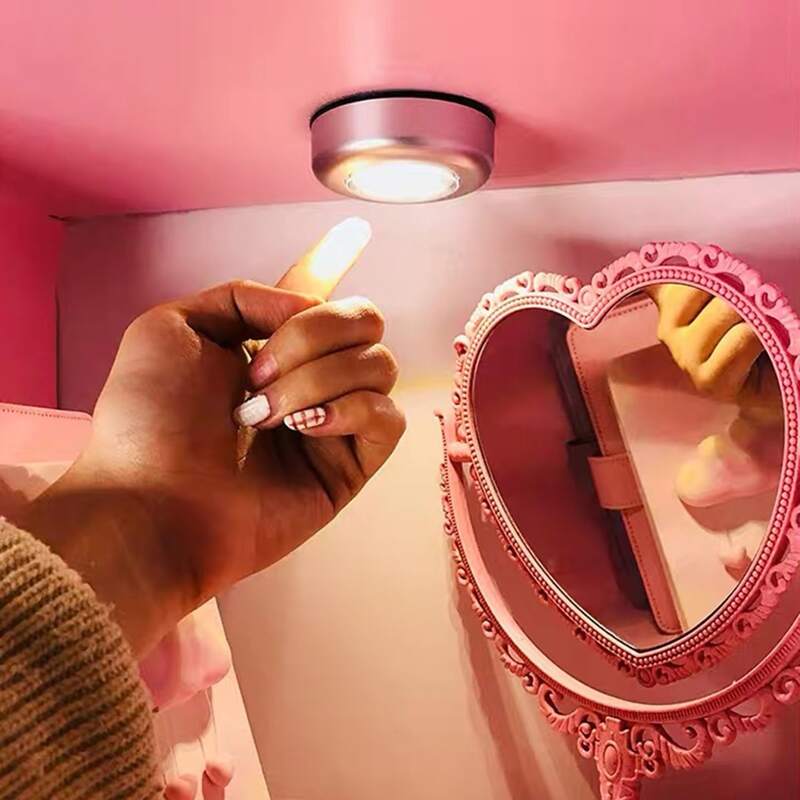 

1pc Self-adhesive Touch LED Light, White