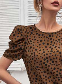SHEIN Clasi Áo sơ mi Nút Tất cả trên in Giải trí - Nhiều màu - Xem 5