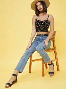 Dép xăng đan màu trơn Dây đeo mắt cá chân Kỳ nghỉ - màu đen - Xem 1