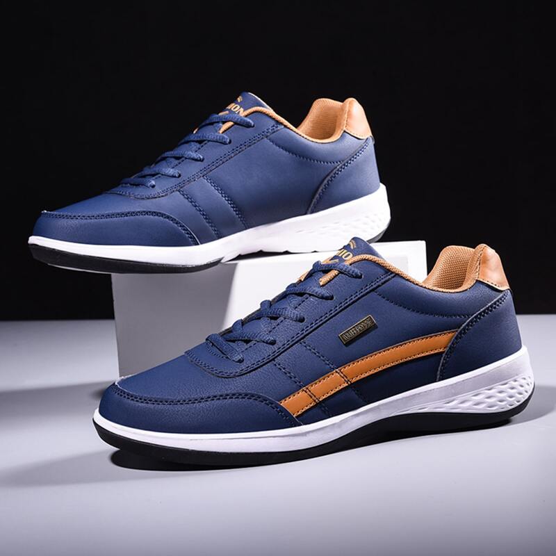 

Guys Simple Lace-up Front Sneakers, Blue