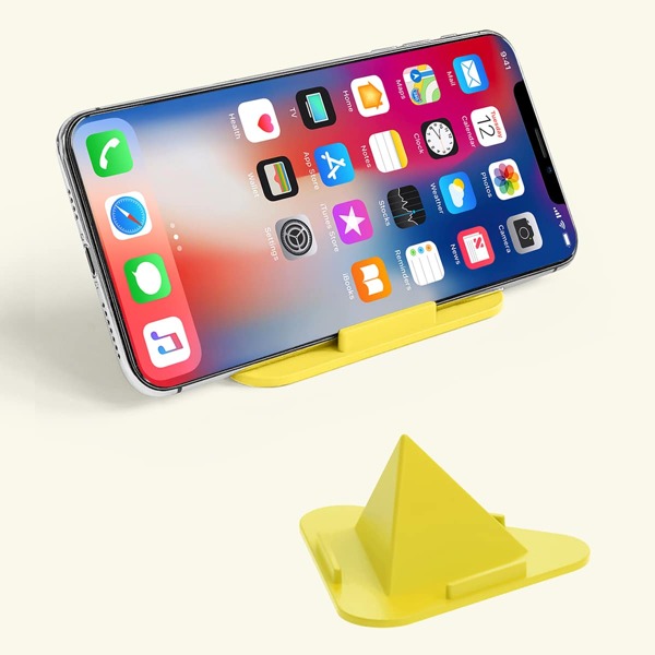 

Geometric Design Phone Holder, Yellow