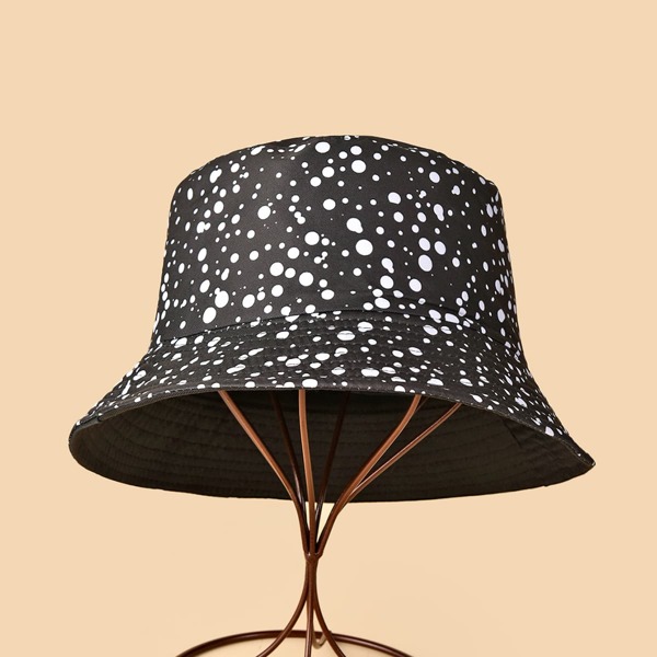 

Galaxy Pattern Bucket Hat, Black