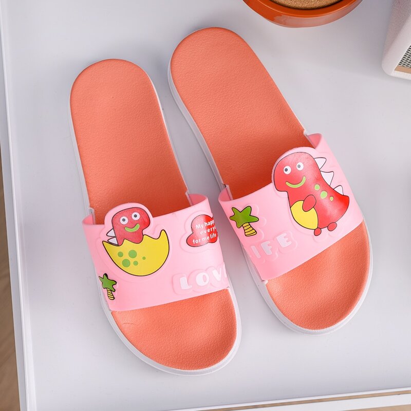 

Cartoon Dinosaur Slides, Pink