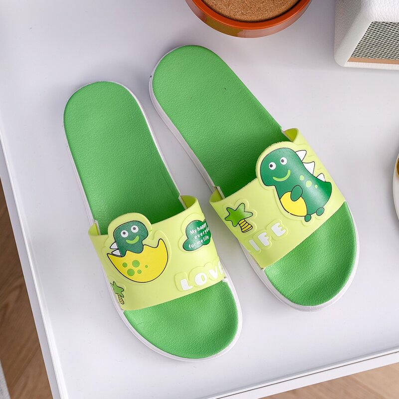 

Cartoon Dinosaur Slides, Green