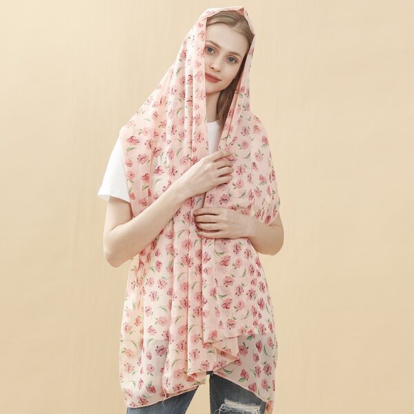

Ditsy Floral Pattern Scarf, Multicolor