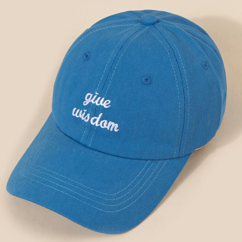 

Guys Letter Embroidery Baseball Cap, Blue