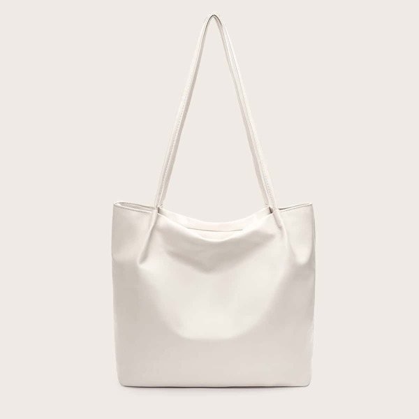 

Large Capacity Tote Bag, Beige