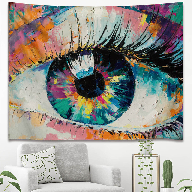 

Eye Print Tapestry, Multicolor