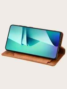 1 chiếc ốp điện thoại đa năng kiểu ví khóa kéo cổ điển, vỏ da dành cho nam giới, phù hợp với 11 13 14 15 Pro Max, Galaxy S24 S24 Ultra, phiên bản quốc tế, không phải phiên bản nội địa. - màu nâu - Xem 2