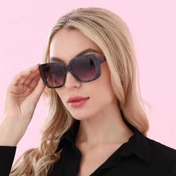 

Snakeskin Frame Sunglasses