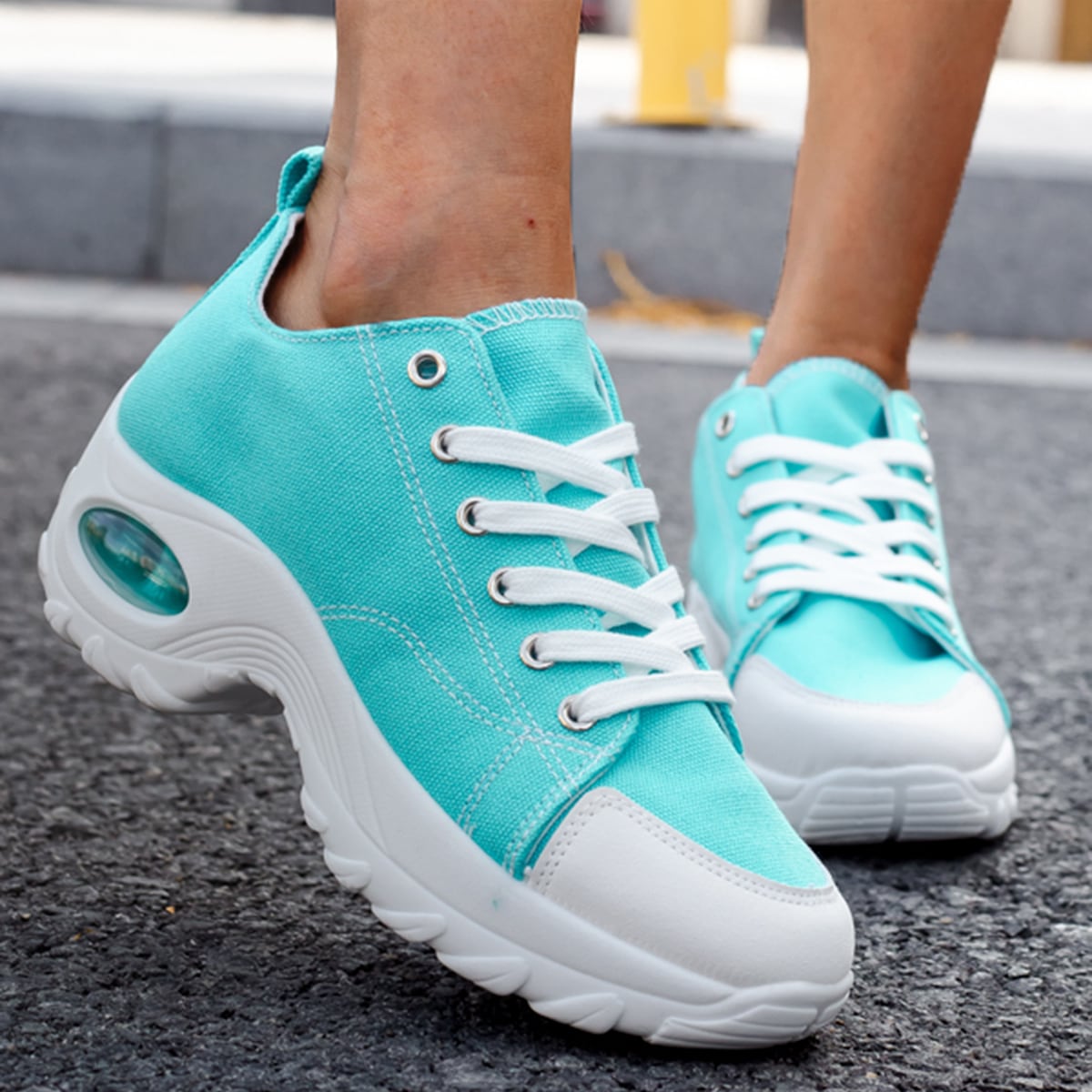 Image of Lace-up Front Running Shoes