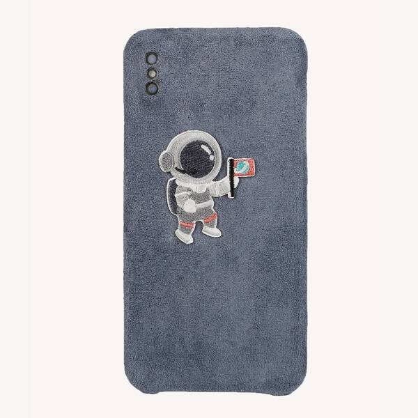 

Чехол для iPhone с узором астронавта, Пыльно-синий