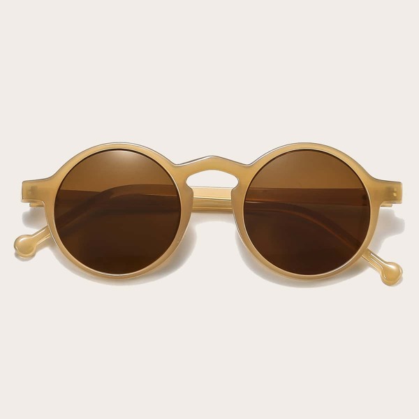 

Round Frame Tinted Lens Sunglasses