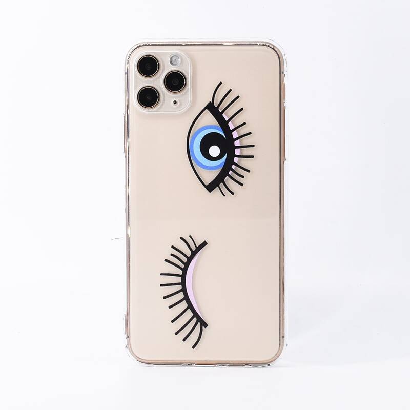 

Eye Pattern iPhone Case, Clear