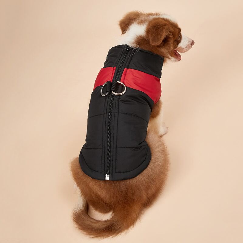 

Reflective Zipper Pet Jacket, Red