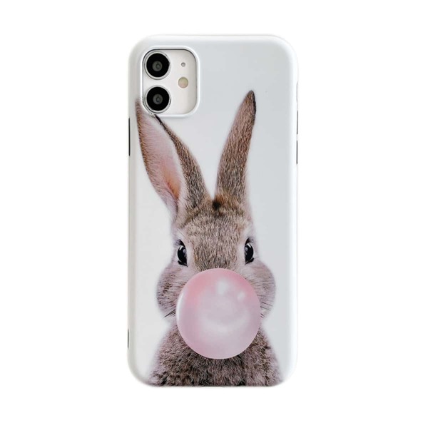 

Rabbit Pattern iPhone Case, Multicolor