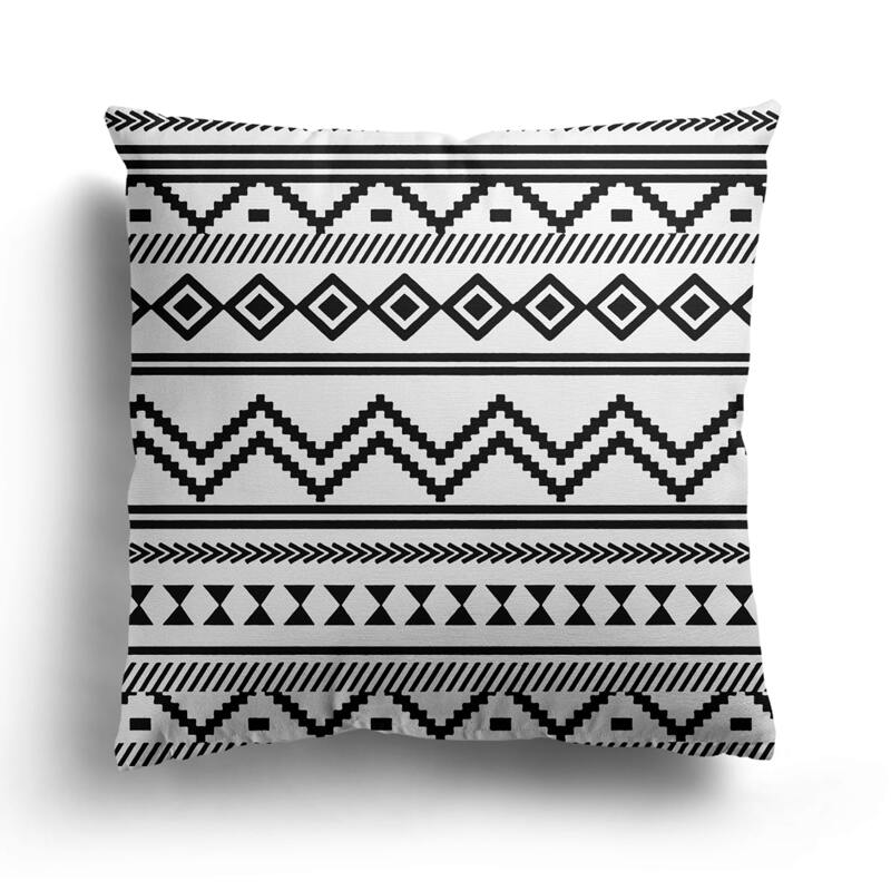 

Geometric Pattern Cushion Cover Without Filler, Multicolor