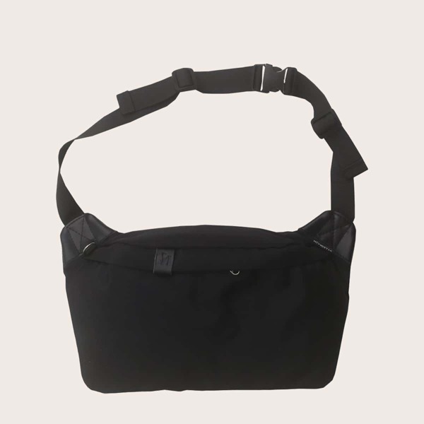 

Men Minimalist Fanny Pack, Black
