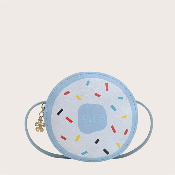 

Girls Cartoon Design Crossbody Bag, Blue