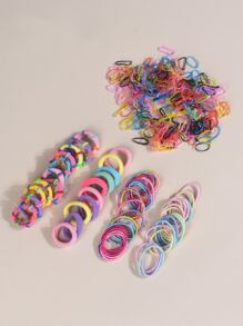 1900pcs Toddler Girls Colorful Hair Tie - Multicolor - View 3