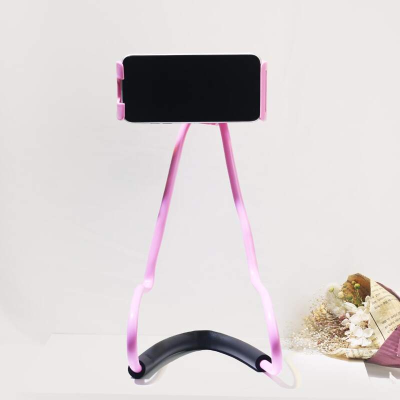 

Lazy Hanging Neck Phone Holder, Pink