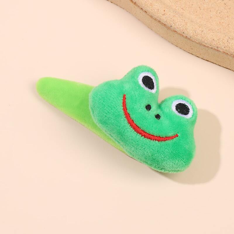 

1pc Cartoon Frog Hair Clip, Green