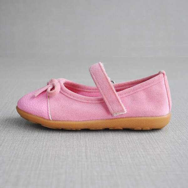 

Toddler Girls Bow Decor Flats, Pink