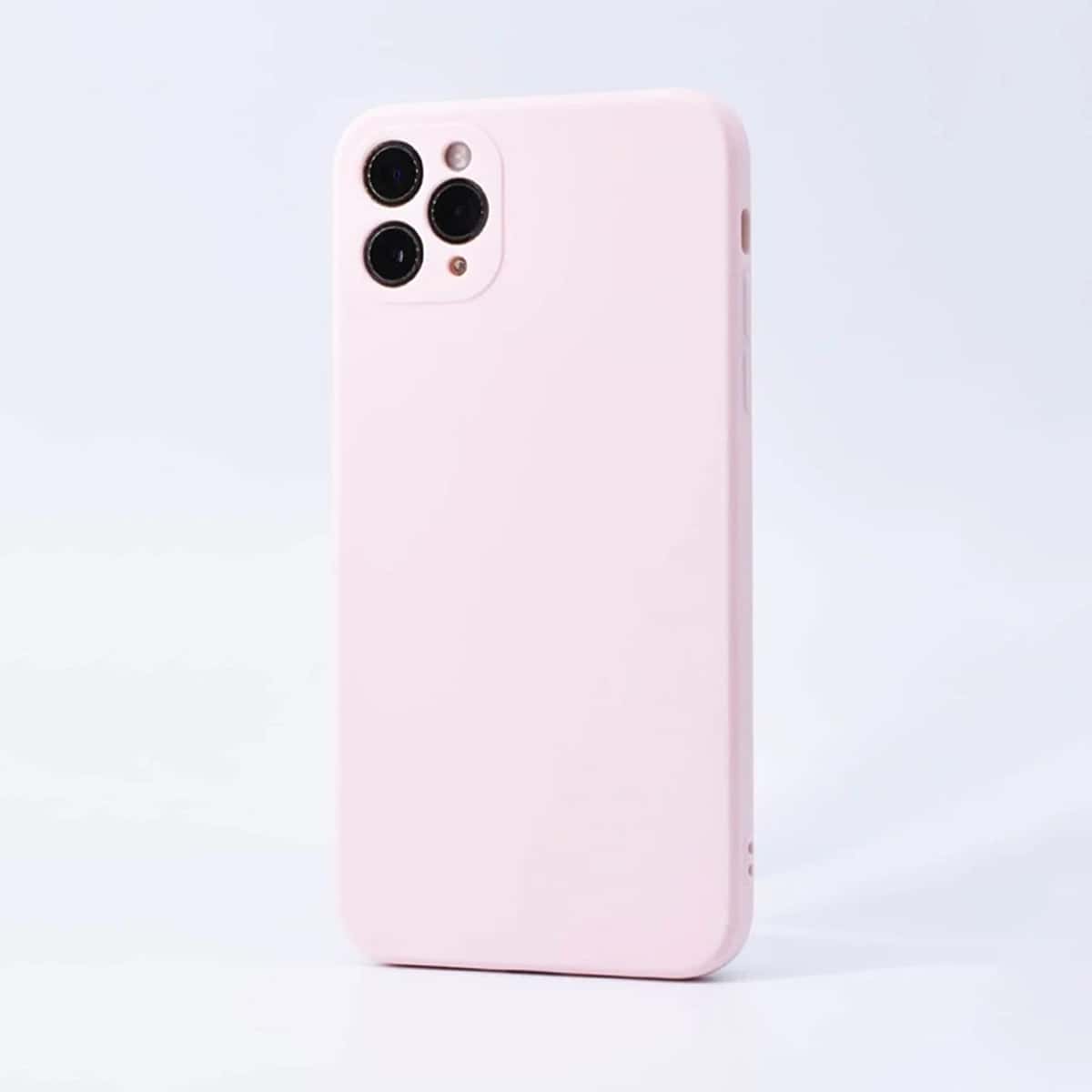 

Solid Plain iPhone Case, Pink