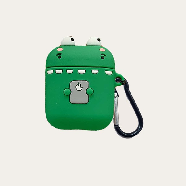 

Cartoon Frog AirPods Case, Green
