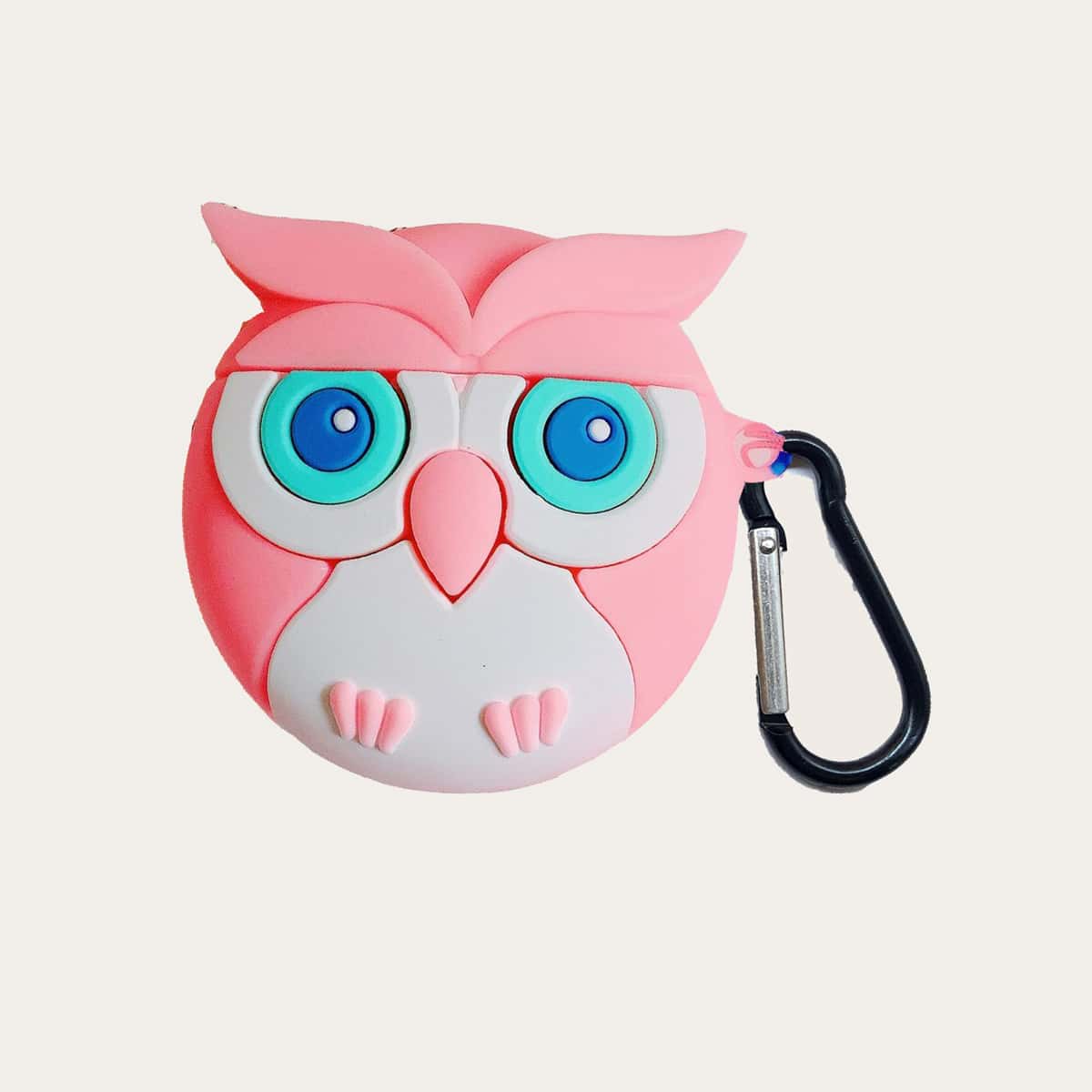 

Cartoon Owl Design AirPods Case, Pink