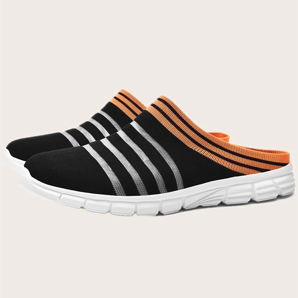 

Men Striped Slip On Sneakers, Multicolor