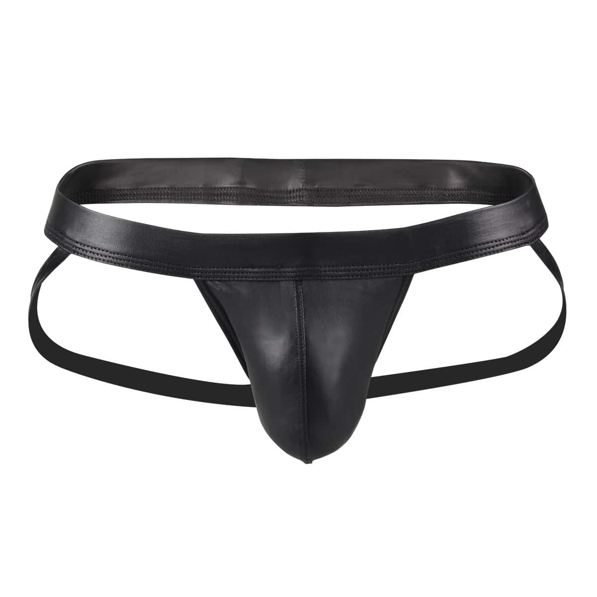 

Men Solid Cut Out Back Brief, Black