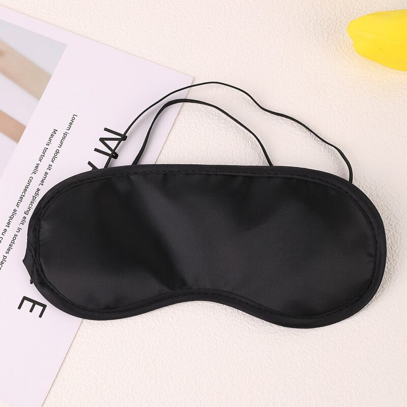 

1pc Solid Eye Cover, Black