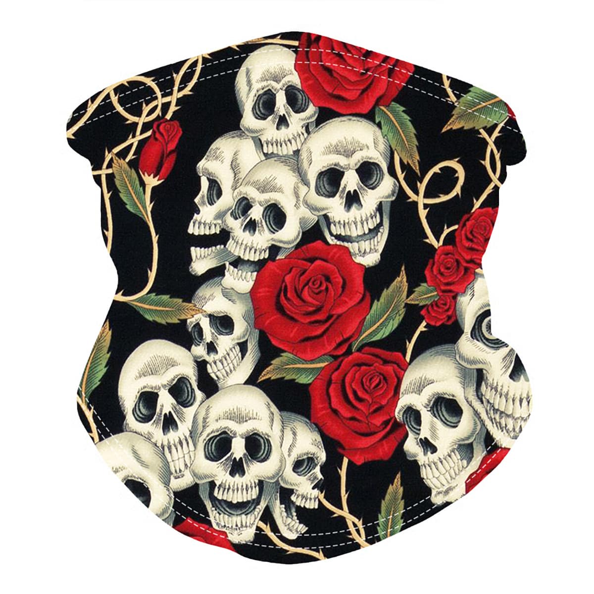 

Guys Skull Pattern Sun Protection For The Face, Multicolor