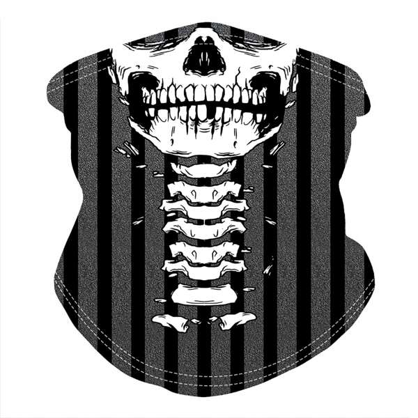 

Men Skull Pattern Sun Protection For The Face, Multicolor
