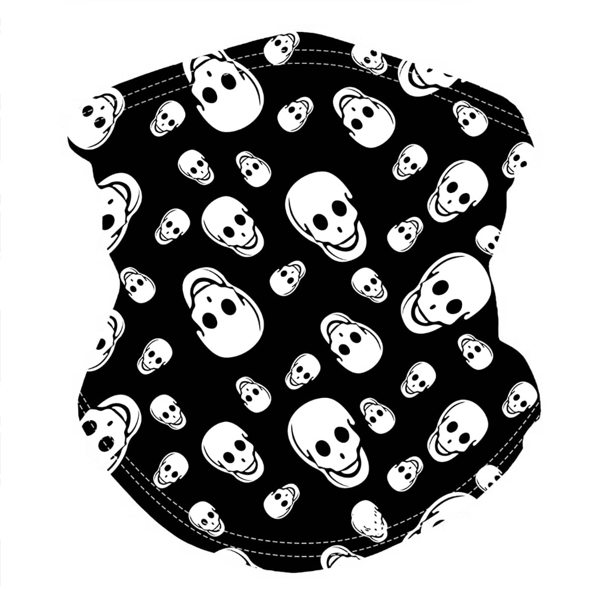 

Guys Skull Pattern Sun Protection For The Face, Multicolor