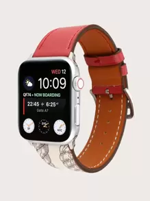 Banda de iwatch con estampado de cuerda - Multicolor - Ver 1