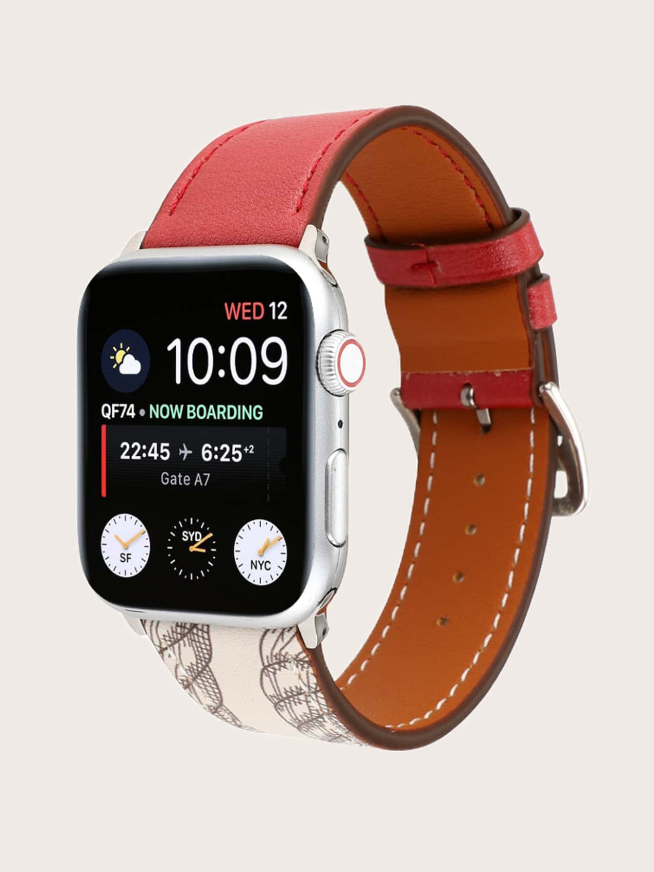 Banda de iwatch con estampado de cuerda - Multicolor - Ver 1
