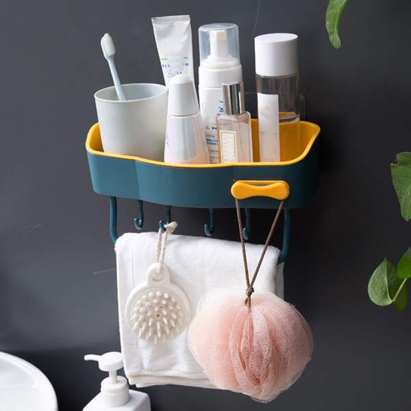 

1pc Bathroom Multifunction Storage Rack, Blue